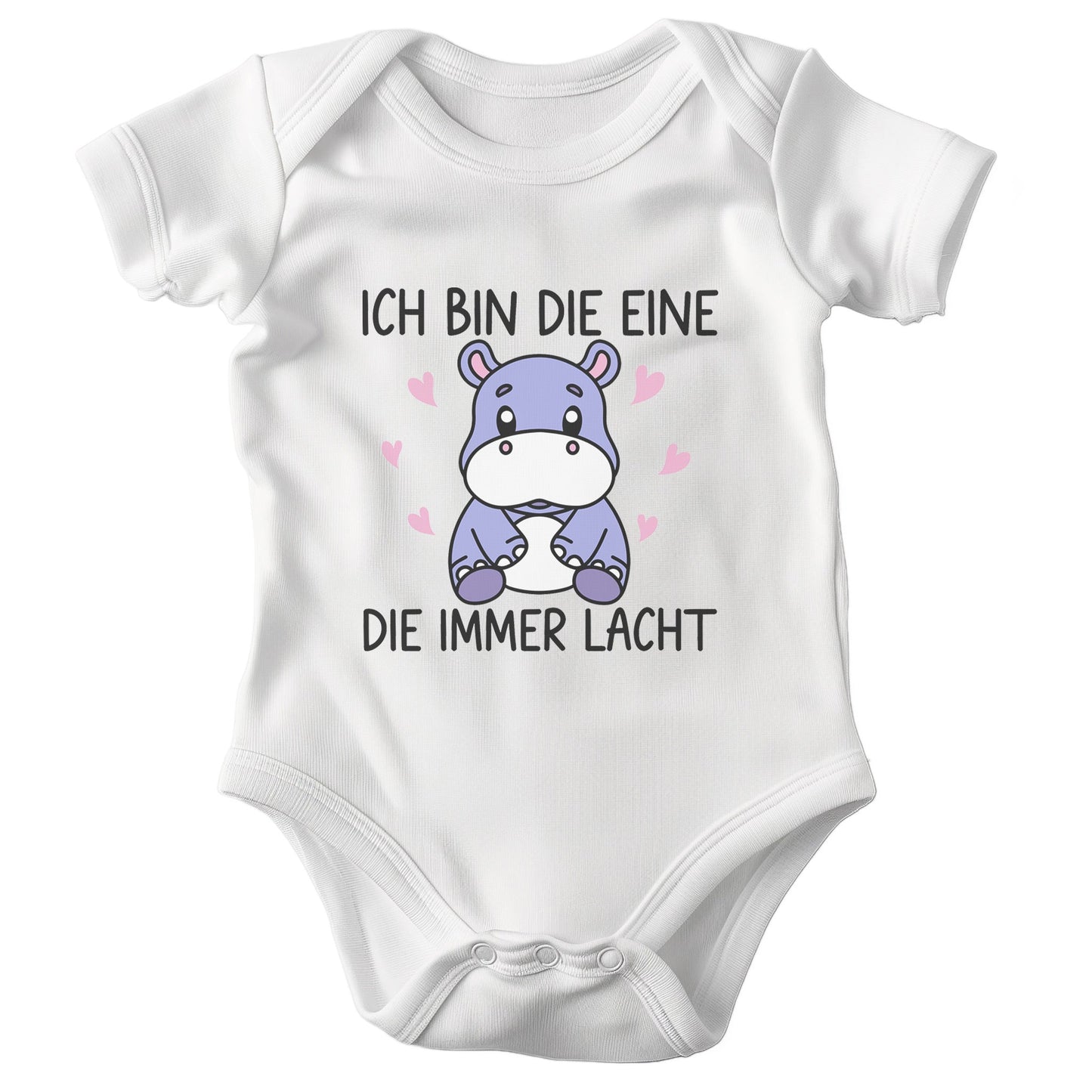 Mädchen Babybody Kurzarm BIO-Baumwolle Weiss Strampler Babyparty Geschenk Babshower Schlupfkragen Weicher Einteiler für Neugeborene Babys-Baby Body-22Feels