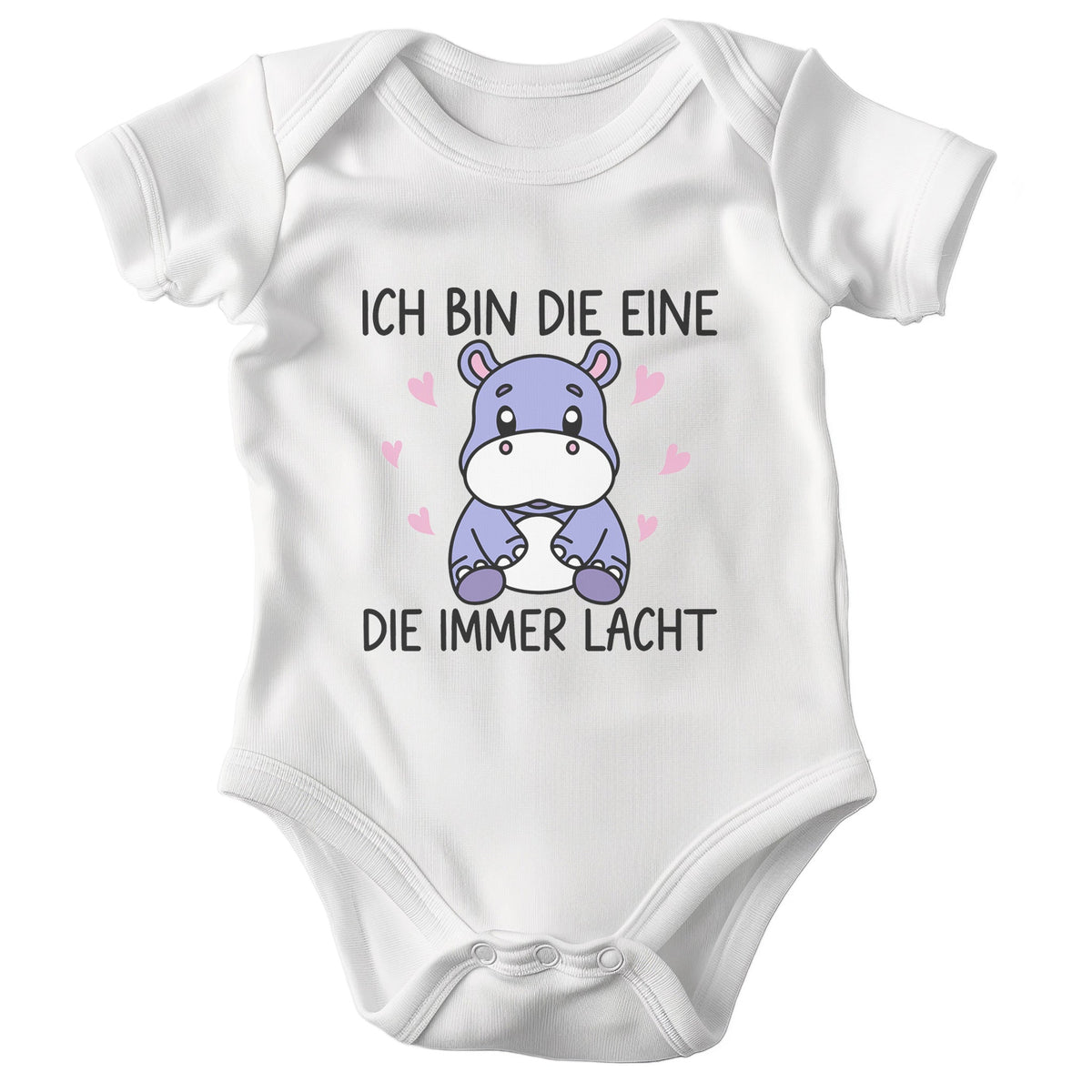 Mädchen Babybody Kurzarm BIO-Baumwolle Weiss Strampler Babyparty Geschenk Babshower Schlupfkragen Weicher Einteiler für Neugeborene Babys-Baby Body-22Feels
