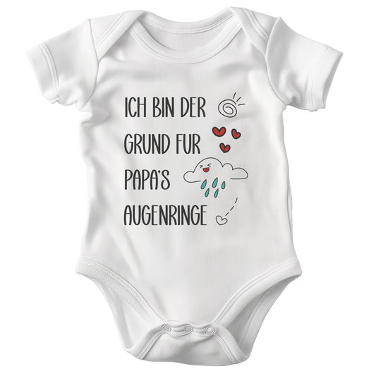 Unisex Babybody Kurzarm BIO-Baumwolle Weiss Strampler Babyparty Geschenk Babshower Schlupfkragen Weicher Einteiler für Neugeborene Babys-Baby Body-22Feels