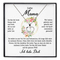 22Feels® Liebe Mama Geschenk Muttertag Geburtstag Frauen Schmuck Silber 925/000 Herz Halskette Valentinstag mit Karte Mutter Weihnachten Damen Collier Eltern-Schmuck mit Botschaftskarte - Herz21-22Feels