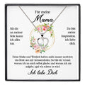 22Feels® Für Meine Mama Geschenk Muttertag Geburtstag Silber 925/000 Herz Halskette Valentinstag Frauen Schmuck mit Karte Mutter Weihnachten Damen Collier Eltern-Schmuck mit Botschaftskarte - Herz21-22Feels