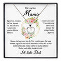 22Feels® Für Meine Mama Geschenk Muttertag Geburtstag Silber 925/000 Herz Halskette Valentinstag Frauen Schmuck mit Karte Mutter Weihnachten Damen Collier Eltern-Schmuck mit Botschaftskarte - Herz21-22Feels
