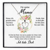 22Feels® Für Meine Mama Geschenk Muttertag Geburtstag Silber 925/000 Herz Halskette Valentinstag Frauen Schmuck mit Karte Mutter Weihnachten Damen Collier Eltern-Schmuck mit Botschaftskarte - Herz21-22Feels