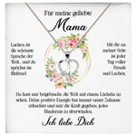 22Feels® Geliebte Mama Geschenk Muttertag Geburtstag Silber 925/000 Herz Halskette Valentinstag Frauen Schmuck mit Karte Mutter Weihnachten Damen Collier Eltern-Schmuck mit Botschaftskarte - Herz21-22Feels