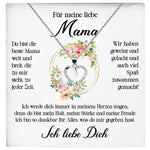 22Feels® Liebe Mama Geschenk Muttertag Geburtstag Silber 925/000 Herz Halskette Valentinstag Frauen Schmuck mit Karte Mutter Weihnachten Damen Collier Eltern-Schmuck mit Botschaftskarte - Herz21-22Feels