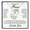 22Feels® Liebe Mama Geschenk Muttertag Geburtstag Silber 925/000 Herz Halskette Valentinstag Frauen Schmuck mit Karte Mutter Weihnachten Damen Collier Eltern-Schmuck mit Botschaftskarte - Herz21-22Feels