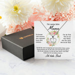 22Feels® Liebe Mama Geschenk Muttertag Geburtstag Silber 925/000 Herz Halskette Valentinstag Frauen Schmuck mit Karte Mutter Weihnachten Damen Collier Eltern-Schmuck mit Botschaftskarte - Herz21-22Feels