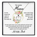 22Feels® Mama Geschenk Muttertag Geburtstag Silber 925/000 Herz Halskette Valentinstag Frauen Schmuck mit Karte Mutter Weihnachten Damen Collier Eltern-Schmuck mit Botschaftskarte - Herz21-22Feels