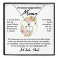 22Feels® Unglaubliche Mama Geschenk Muttertag Geburtstag Silber 925/000 Herz Halskette Valentinstag Frauen Schmuck mit Karte Mutter Weihnachten Damen Collier Eltern-Schmuck mit Botschaftskarte - Herz21-22Feels