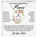 22Feels® Unglaubliche Mama Geschenk Muttertag Geburtstag Silber 925/000 Herz Halskette Valentinstag Frauen Schmuck mit Karte Mutter Weihnachten Damen Collier Eltern-Schmuck mit Botschaftskarte - Herz21-22Feels