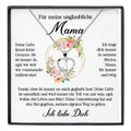 22Feels® Unglaubliche Mama Geschenk Muttertag Geburtstag Silber 925/000 Herz Halskette Valentinstag Frauen Schmuck mit Karte Mutter Weihnachten Damen Collier Eltern-Schmuck mit Botschaftskarte - Herz21-22Feels