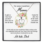 22Feels® Wunderbare Mama Geschenk Muttertag Geburtstag Silber 925/000 Herz Halskette Valentinstag Frauen Schmuck mit Karte Mutter Weihnachten Damen Collier Eltern-Schmuck mit Botschaftskarte - Herz21-22Feels