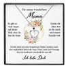 22Feels® Wunderbare Mama Geschenk Muttertag Geburtstag Silber 925/000 Herz Halskette Valentinstag Frauen Schmuck mit Karte Mutter Weihnachten Damen Collier Eltern-Schmuck mit Botschaftskarte - Herz21-22Feels
