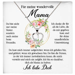 22Feels® Wundervolle Mama Geschenk Muttertag Geburtstag Silber 925/000 Herz Halskette Valentinstag Frauen Schmuck mit Karte Mutter Weihnachten Damen Collier Eltern-Schmuck mit Botschaftskarte - Herz21-22Feels