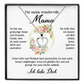 22Feels® Wundervolle Mama Geschenk Muttertag Geburtstag Silber 925/000 Herz Halskette Valentinstag Frauen Schmuck mit Karte Mutter Weihnachten Damen Collier Eltern-Schmuck mit Botschaftskarte - Herz21-22Feels