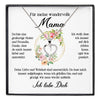22Feels® Wundervolle Mama Geschenk Muttertag Geburtstag Silber 925/000 Herz Halskette Valentinstag Frauen Schmuck mit Karte Mutter Weihnachten Damen Collier Eltern-Schmuck mit Botschaftskarte - Herz21-22Feels