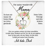 22Feels® Wundervolle Mama Geschenk Muttertag Geburtstag Silber 925/000 Herz Halskette Valentinstag Frauen Schmuck mit Karte Mutter Weihnachten Damen Collier Eltern-Schmuck mit Botschaftskarte - Herz21-22Feels