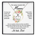 22Feels® Wundervolle Mama Geschenk Muttertag Geburtstag Silber 925/000 Herz Halskette Valentinstag Frauen Schmuck mit Karte Mutter Weihnachten Damen Collier Eltern-Schmuck mit Botschaftskarte - Herz21-22Feels