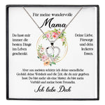 22Feels® Wundervolle Mama Geschenk Muttertag Geburtstag Silber 925/000 Herz Halskette Valentinstag Frauen Schmuck mit Karte Mutter Weihnachten Damen Collier Eltern-Schmuck mit Botschaftskarte - Herz21-22Feels