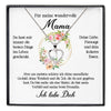 22Feels® Wundervolle Mama Geschenk Muttertag Geburtstag Silber 925/000 Herz Halskette Valentinstag Frauen Schmuck mit Karte Mutter Weihnachten Damen Collier Eltern-Schmuck mit Botschaftskarte - Herz21-22Feels