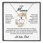 22Feels® Liebe Mama Geschenk Muttertag Geburtstag Silber 925/000 Herz Halskette Valentinstag Frauen Schmuck mit Karte Mutter Weihnachten Damen Collier Eltern-Schmuck mit Botschaftskarte - Herz21-22Feels