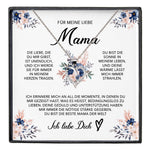22Feels® Liebe Mama Geschenk Muttertag Geburtstag Silber 925/000 Herz Halskette Valentinstag Frauen Schmuck mit Karte Mutter Weihnachten Damen Collier Eltern-Schmuck mit Botschaftskarte - Herz21-22Feels