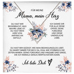 22Feels® Liebe Mama Geschenk Muttertag Geburtstag Silber 925/000 Herz Halskette Valentinstag Frauen Schmuck mit Karte Mutter Weihnachten Damen Collier Eltern-Schmuck mit Botschaftskarte - Herz21-22Feels