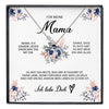 22Feels® Für Meine Mama Geschenk Muttertag Geburtstag Silber 925/000 Herz Halskette Valentinstag Frauen Schmuck mit Karte Mutter Weihnachten Damen Collier Eltern-Schmuck mit Botschaftskarte - Herz21-22Feels