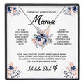 22Feels® Wundervolle Mama Geschenk Muttertag Geburtstag Silber 925/000 Herz Halskette Valentinstag Frauen Schmuck mit Karte Mutter Weihnachten Damen Collier Eltern-Schmuck mit Botschaftskarte - Herz21-22Feels