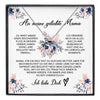 22Feels® Geliebte Mama Geschenk Muttertag Geburtstag Silber 925/000 Herz Halskette Valentinstag Frauen Schmuck mit Karte Mutter Weihnachten Damen Collier Eltern-Schmuck mit Botschaftskarte - Herz21-22Feels