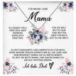 22Feels® Liebe Mama Geschenk Muttertag Geburtstag Silber 925/000 Herz Halskette Valentinstag Frauen Schmuck mit Karte Mutter Weihnachten Damen Collier Eltern-Schmuck mit Botschaftskarte - Herz21-22Feels
