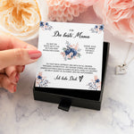22Feels® Beste Mama Geschenk Muttertag Geburtstag Silber 925/000 Herz Halskette Valentinstag Frauen Schmuck mit Karte Mutter Weihnachten Damen Collier Eltern-Schmuck mit Botschaftskarte - Herz21-22Feels