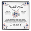 22Feels® Beste Mama Geschenk Muttertag Geburtstag Silber 925/000 Herz Halskette Valentinstag Frauen Schmuck mit Karte Mutter Weihnachten Damen Collier Eltern-Schmuck mit Botschaftskarte - Herz21-22Feels