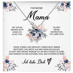 22Feels® Für Meine Mama Geschenk Muttertag Geburtstag Silber 925/000 Herz Halskette Valentinstag Frauen Schmuck mit Karte Mutter Weihnachten Damen Collier Eltern-Schmuck mit Botschaftskarte - Herz21-22Feels