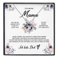 22Feels® Für Meine Mama Geschenk Muttertag Geburtstag Silber 925/000 Herz Halskette Valentinstag Frauen Schmuck mit Karte Mutter Weihnachten Damen Collier Eltern-Schmuck mit Botschaftskarte - Herz21-22Feels