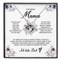 22Feels® Liebe Mama Geschenk Muttertag Geburtstag Silber 925/000 Herz Halskette Valentinstag Frauen Schmuck mit Karte Mutter Weihnachten Damen Collier Eltern-Schmuck mit Botschaftskarte - Herz21-22Feels