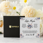 22Feels® Liebe Mama Geschenk Muttertag Geburtstag Silber 925/000 Herz Halskette Valentinstag Frauen Schmuck mit Karte Mutter Weihnachten Damen Collier Eltern-Schmuck mit Botschaftskarte - Herz21-22Feels