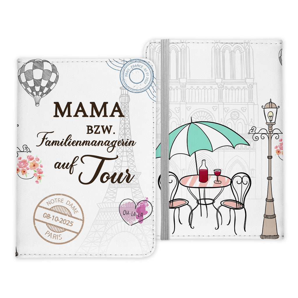 Mama Geschenk Reisepasshülle Frauen Reisen Pass Etui Cover Organizer Mutter Gadgets Sommer Urlaub Kunst-Leder-Reisepass-Hülle-22Feels