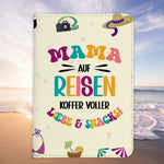 Mama Geschenk Reisepasshülle Frauen Reisen Pass Etui Cover Organizer Mutter Gadgets Sommer Urlaub Kunst-Leder-Reisepass-Hülle-22Feels