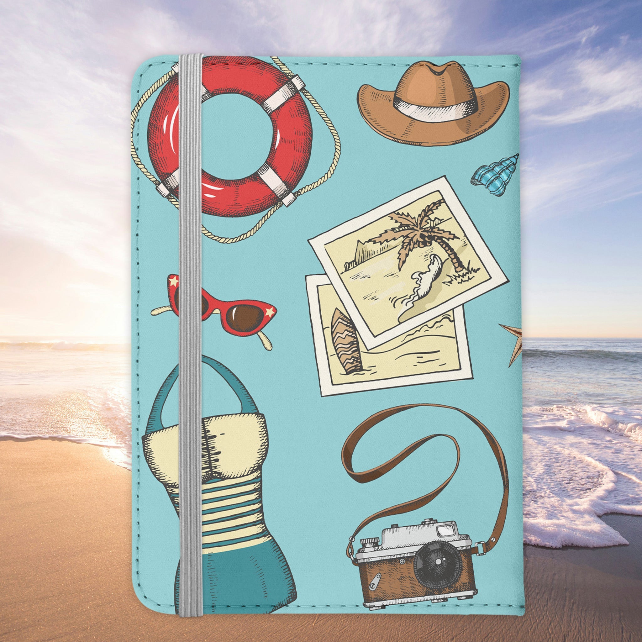 Mama Geschenk Reisepasshülle Frauen Reisen Pass Etui Cover Organizer Mutter Gadgets Sommer Urlaub Kunst-Leder-Reisepass-Hülle-22Feels