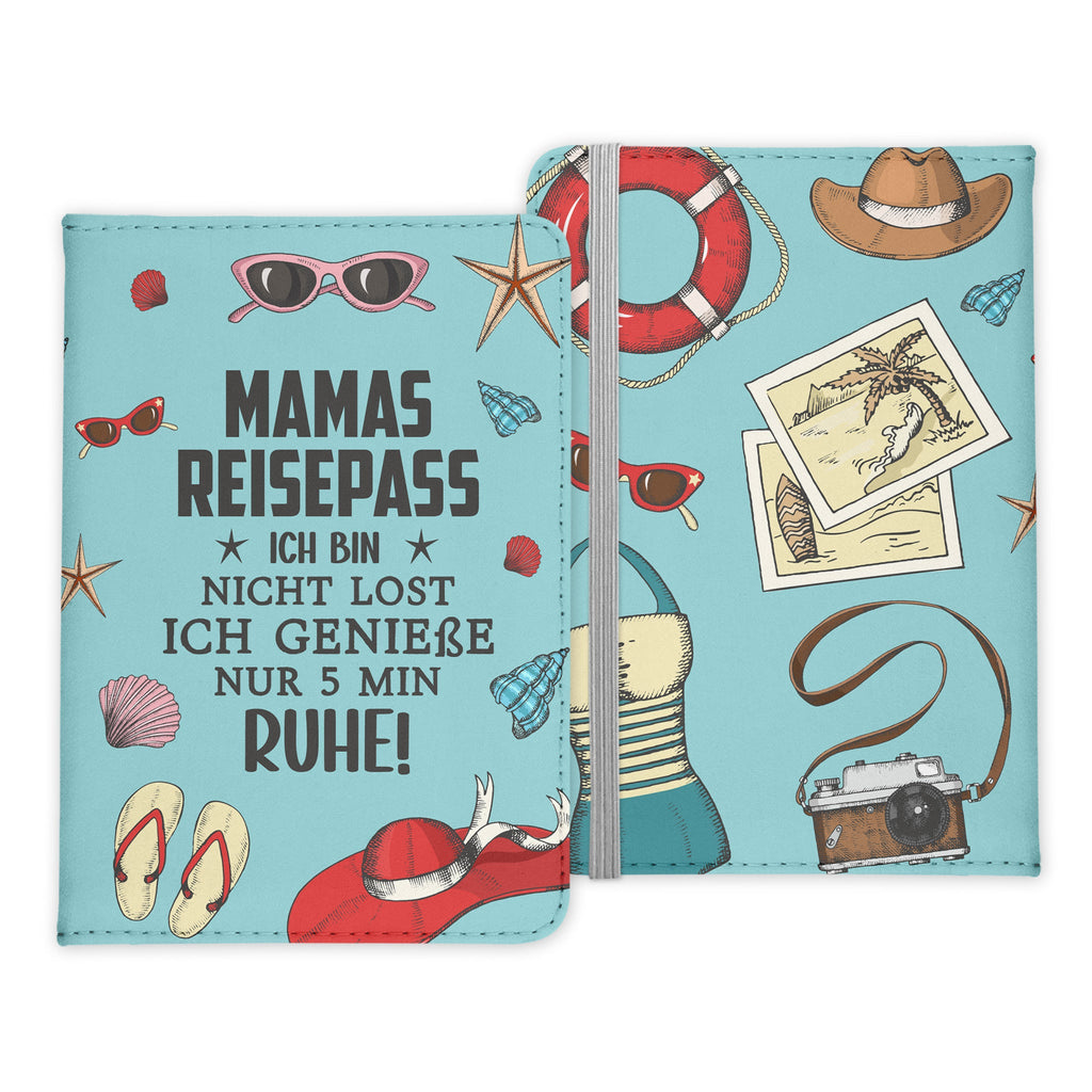 Mama Geschenk Reisepasshülle Frauen Reisen Pass Etui Cover Organizer Mutter Gadgets Sommer Urlaub Kunst-Leder-Reisepass-Hülle-22Feels