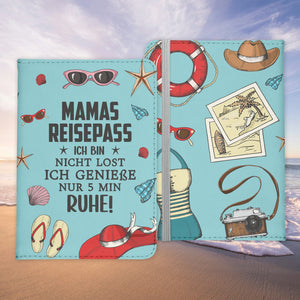 Mama Geschenk Reisepasshülle Frauen Reisen Pass Etui Cover Organizer Mutter Gadgets Sommer Urlaub Kunst-Leder-Reisepass-Hülle-22Feels