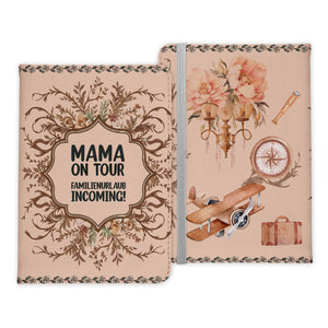 Mama Geschenk Reisepasshülle On Tour Frauen Reisen Pass Etui Cover Organizer Mutter Gadgets Sommer Urlaub Kunst-Leder-Reisepass-Hülle-22Feels