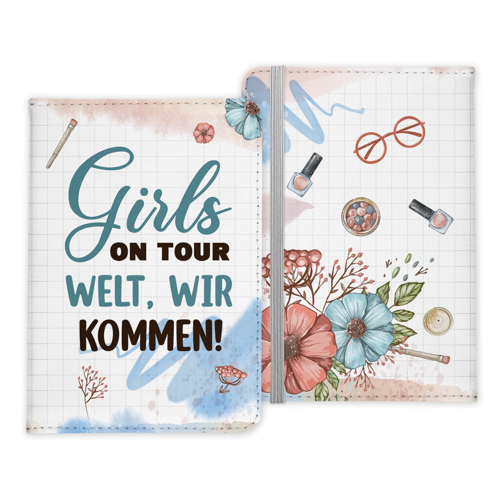 Beste Freundin Reisepasshülle Frauen Geschenk Reisen mit Freunden Pass Etui Cover Organizer Gadgets Sommer Urlaub Kunst-Leder-Reisepass-Hülle-22Feels