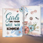 Beste Freundin Reisepasshülle Frauen Geschenk Reisen mit Freunden Pass Etui Cover Organizer Gadgets Sommer Urlaub Kunst-Leder-Reisepass-Hülle-22Feels
