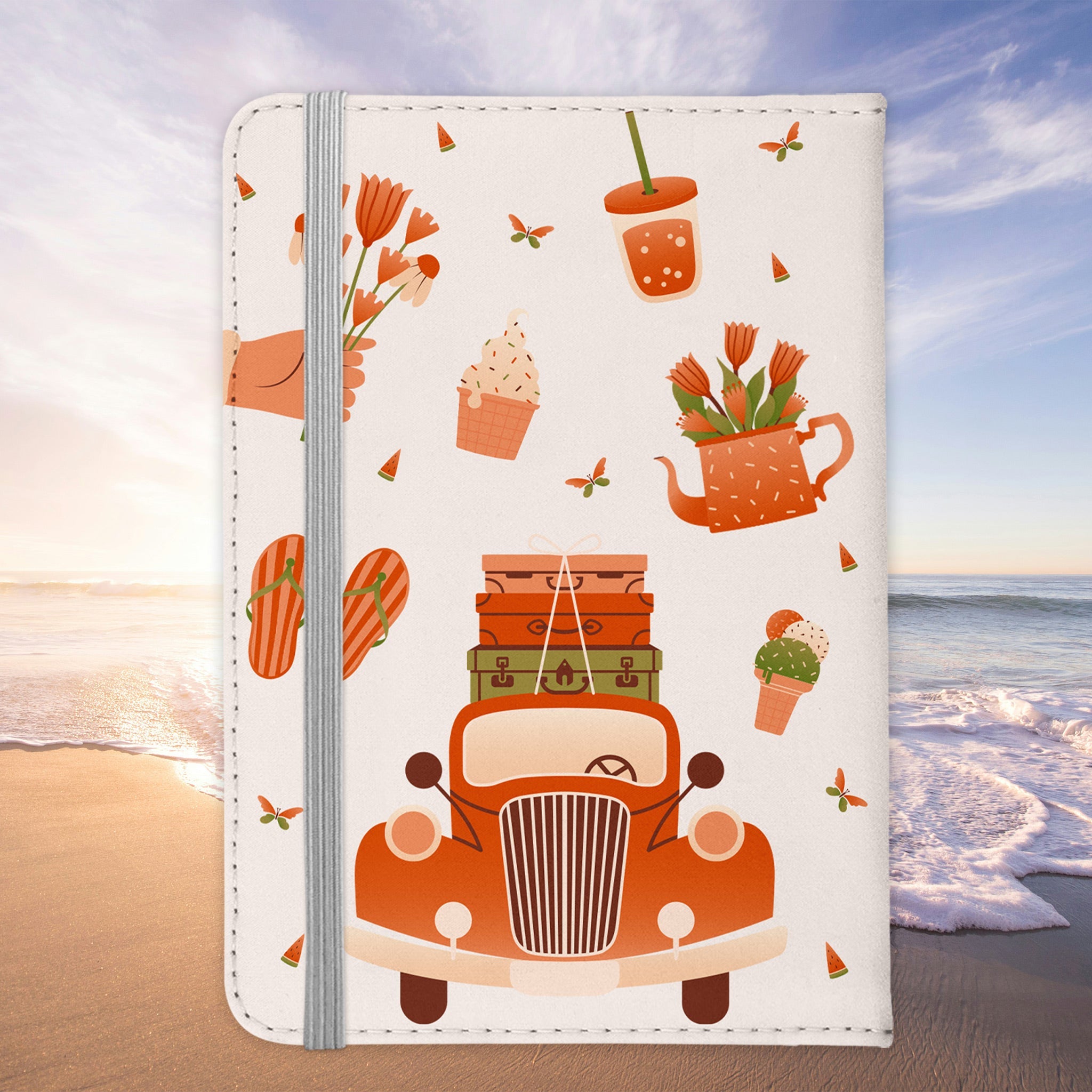 Beste Freundin Reisepasshülle "Travel Squad" Frauen Geschenk Reisen mit Freunden Pass Etui Cover Organizer Gadgets Sommer Urlaub Kunst-Leder-Reisepass-Hülle-22Feels