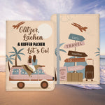 Beste Freundin Reisepasshülle Frauen Geschenk Reisen mit Freunden Pass Etui Cover Organizer Gadgets Sommer Urlaub Kunst-Leder-Reisepass-Hülle-22Feels