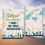 Beste Freundin Reisepasshülle Frauen Geschenk Reisen mit Freunden Pass Etui Cover Organizer Gadgets Sommer Urlaub Kunst-Leder-Reisepass-Hülle-22Feels