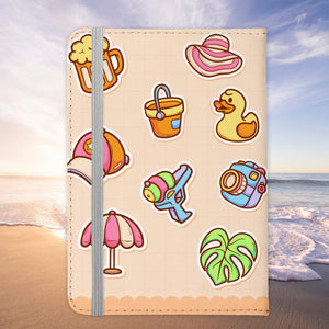 Beste Freundin Reisepasshülle Frauen Geschenk Reisen mit Freunden Pass Etui Cover Organizer Gadgets Sommer Urlaub Kunst-Leder-Reisepass-Hülle-22Feels