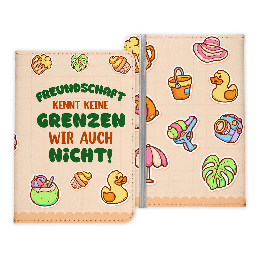 Beste Freundin Reisepasshülle Frauen Geschenk Reisen mit Freunden Pass Etui Cover Organizer Gadgets Sommer Urlaub Kunst-Leder-Reisepass-Hülle-22Feels